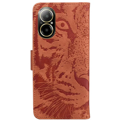 For Realme C67 4G Cell Phone Cover Tiger Imprinted Pattern Phone Case
