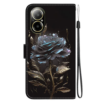 For Realme C67 4G Case Folio Leather Wallet Pattern Phone Cover