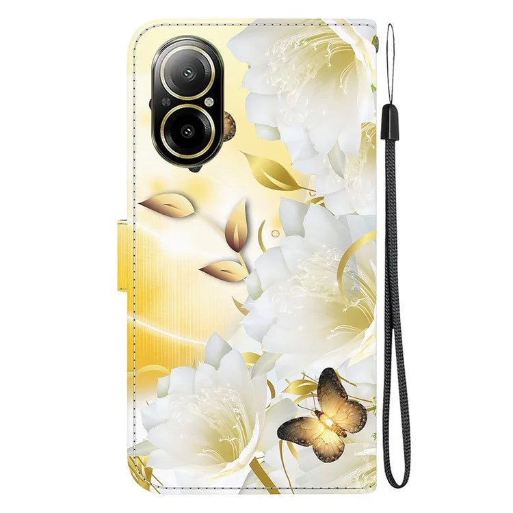 For Realme C67 4G Case Folio Leather Wallet Pattern Phone Cover