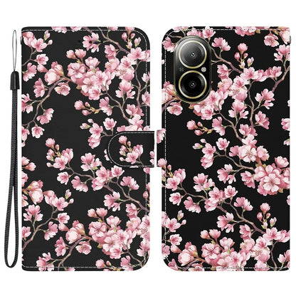 For Realme C67 4G Case Folio Leather Wallet Pattern Phone Cover