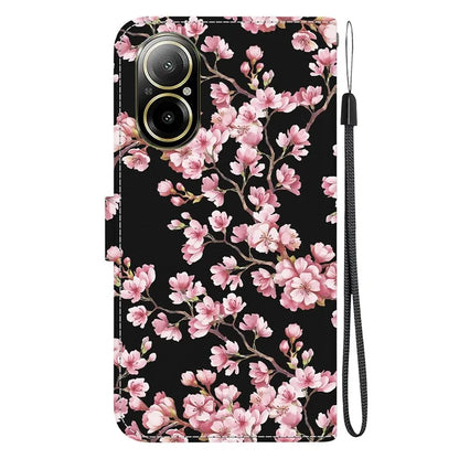 For Realme C67 4G Case Folio Leather Wallet Pattern Phone Cover