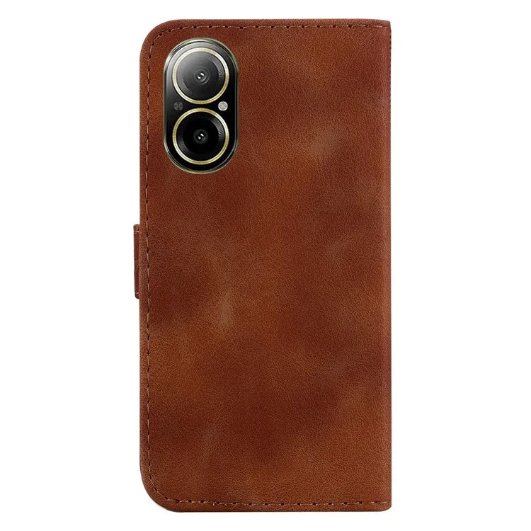 For Realme C67 4G Case Wallet Flip Leather Phone Cover 7-Shape Pattern