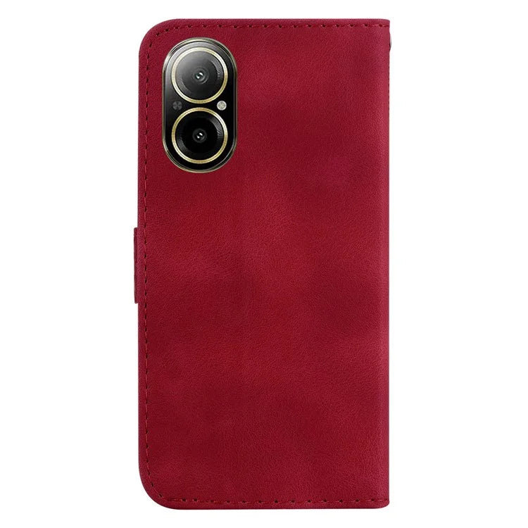 For Realme C67 4G Case Wallet Flip Leather Phone Cover 7-Shape Pattern
