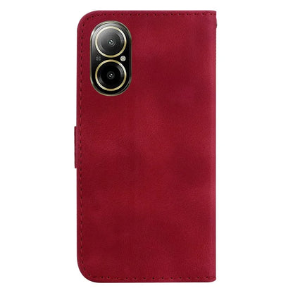 For Realme C67 4G Case Wallet Flip Leather Phone Cover 7-Shape Pattern