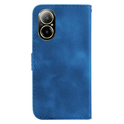 For Realme C67 4G Case Wallet Flip Leather Phone Cover 7-Shape Pattern