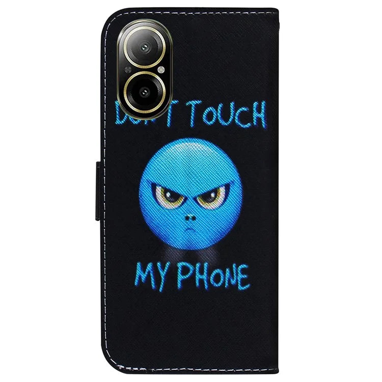 For Realme C67 4G Leather Case Pattern Printing Full Protection Phone Cover