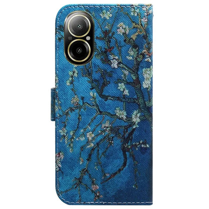 For Realme C67 4G Leather Case Pattern Printing Full Protection Phone Cover