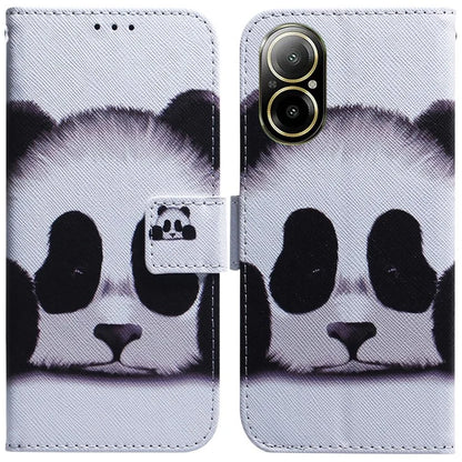 For Realme C67 4G Leather Case Pattern Printing Full Protection Phone Cover