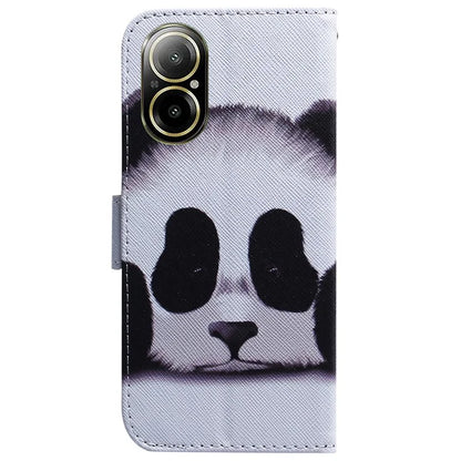 For Realme C67 4G Leather Case Pattern Printing Full Protection Phone Cover