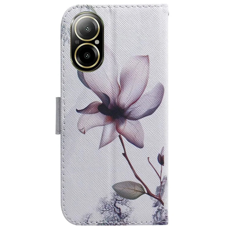 For Realme C67 4G Leather Case Pattern Printing Full Protection Phone Cover