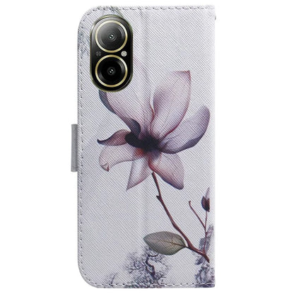 For Realme C67 4G Leather Case Pattern Printing Full Protection Phone Cover