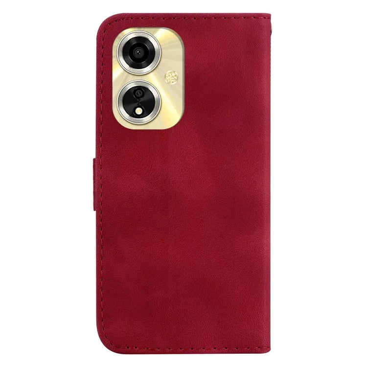 For Oppo A59 5G / A2m 5G Case Wallet Stand Leather Phone Cover 7-Shape Pattern