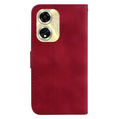 For Oppo A59 5G / A2m 5G Case Wallet Stand Leather Phone Cover 7-Shape Pattern
