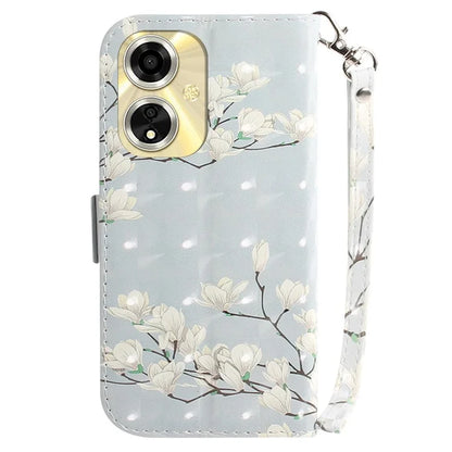 For Oppo A59 5G / A2m 5G Wallet Phone Case Pattern Printed Leather Flip Cover with Strap