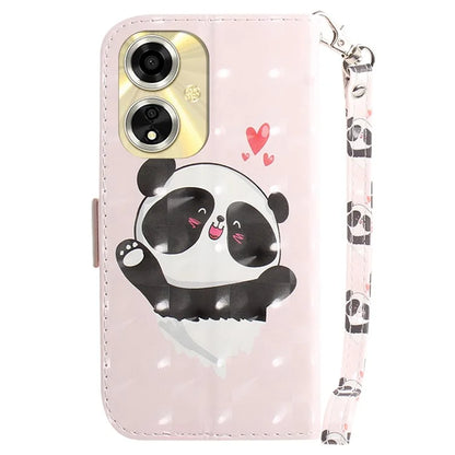 For Oppo A59 5G / A2m 5G Wallet Phone Case Pattern Printed Leather Flip Cover with Strap