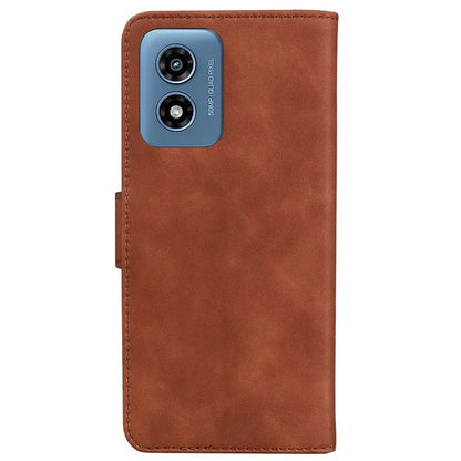 For Motorola Moto G Play (2024) 4G Case Butterfly Printing Anti-Scratch Leather Flip Phone Cover with Wallet