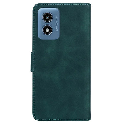 For Motorola Moto G Play (2024) 4G Case Butterfly Printing Anti-Scratch Leather Flip Phone Cover with Wallet