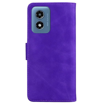 For Motorola Moto G Play (2024) 4G Case Butterfly Printing Anti-Scratch Leather Flip Phone Cover with Wallet