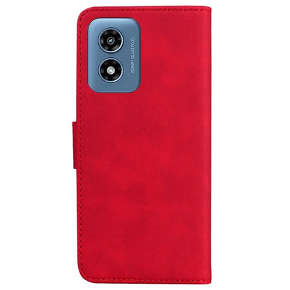 For Motorola Moto G Play (2024) 4G Case Butterfly Printing Anti-Scratch Leather Flip Phone Cover with Wallet
