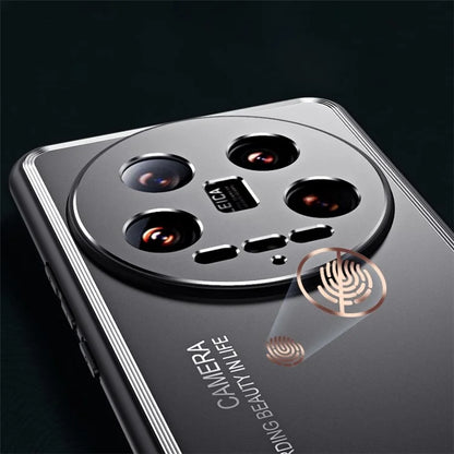 For Xiaomi 14 Ultra Case TPU+Aluminium Alloy Heat Dissipation Back Phone Shell