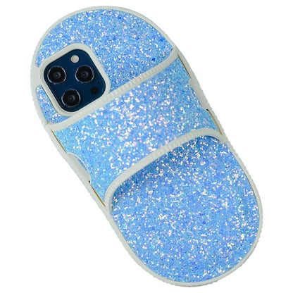 For iPhone 15 Pro Slipper Design Case Kickstand TPU Phone Cover