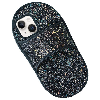For iPhone 14 TPU Case Slipper Style Kickstand Shockproof Phone Cover