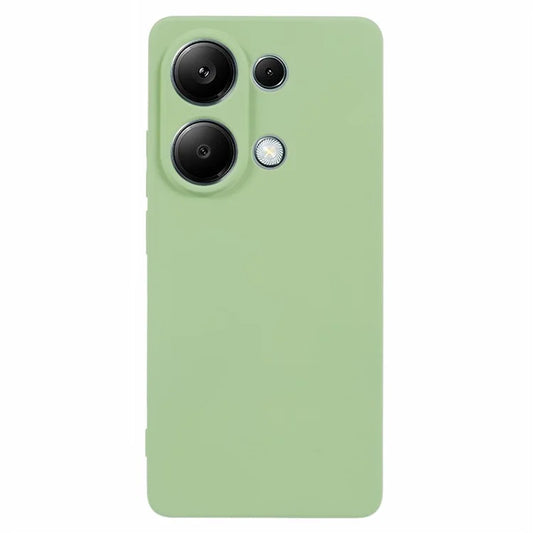 For Xiaomi Redmi Note 13 Pro 4G / Poco M6 Pro 4G Case Rubberized TPU Fiber Lining Cell Phone Cover (Precise Lens Cutout)