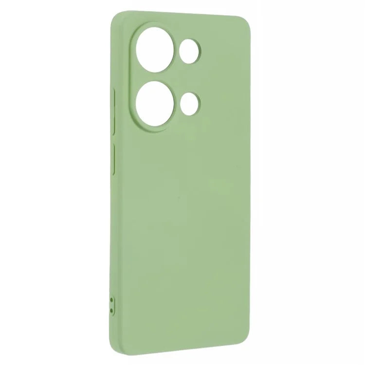 For Xiaomi Redmi Note 13 Pro 4G / Poco M6 Pro 4G Case Rubberized TPU Fiber Lining Cell Phone Cover (Precise Lens Cutout)
