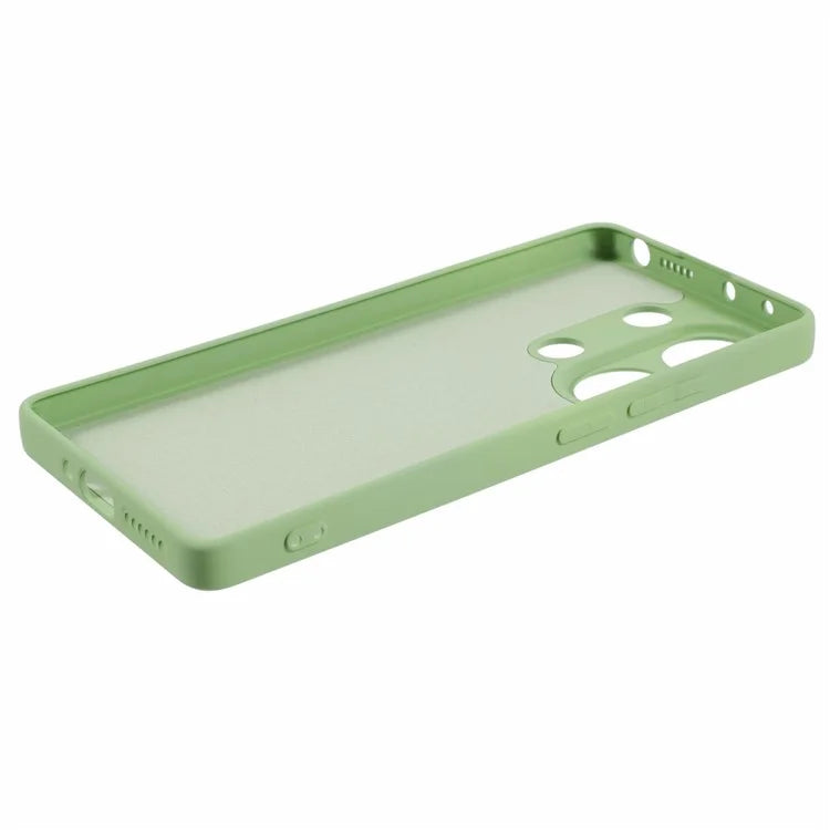For Xiaomi Redmi Note 13 Pro 4G / Poco M6 Pro 4G Case Rubberized TPU Fiber Lining Cell Phone Cover (Precise Lens Cutout)