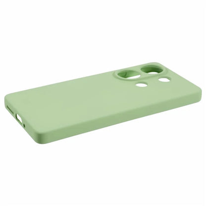 For Xiaomi Redmi Note 13 Pro 4G / Poco M6 Pro 4G Case Rubberized TPU Fiber Lining Cell Phone Cover (Precise Lens Cutout)