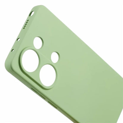 For Xiaomi Redmi Note 13 Pro 4G / Poco M6 Pro 4G Case Rubberized TPU Fiber Lining Cell Phone Cover (Precise Lens Cutout)