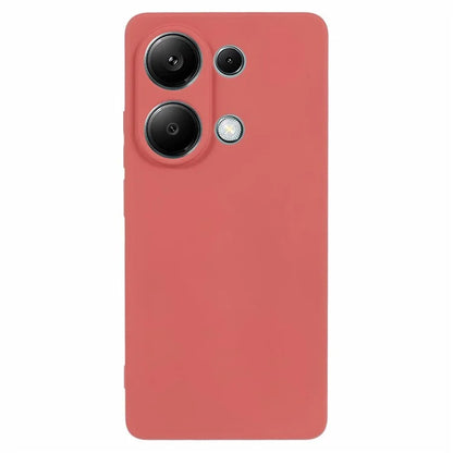 For Xiaomi Redmi Note 13 Pro 4G / Poco M6 Pro 4G Case Rubberized TPU Fiber Lining Cell Phone Cover (Precise Lens Cutout)