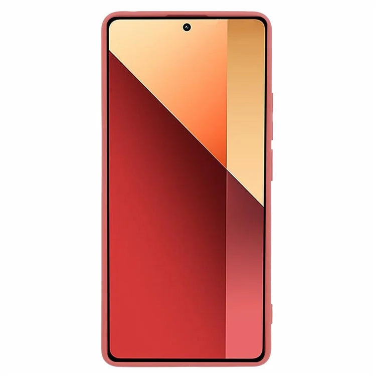 For Xiaomi Redmi Note 13 Pro 4G / Poco M6 Pro 4G Case Rubberized TPU Fiber Lining Cell Phone Cover (Precise Lens Cutout)