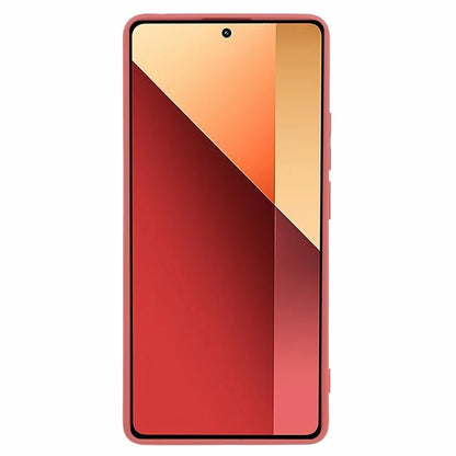 For Xiaomi Redmi Note 13 Pro 4G / Poco M6 Pro 4G Case Rubberized TPU Fiber Lining Cell Phone Cover (Precise Lens Cutout)