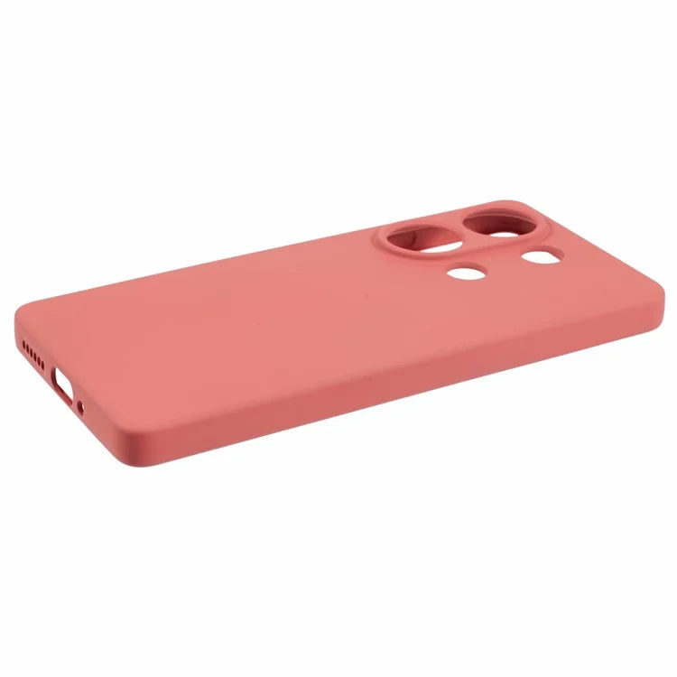 For Xiaomi Redmi Note 13 Pro 4G / Poco M6 Pro 4G Case Rubberized TPU Fiber Lining Cell Phone Cover (Precise Lens Cutout)