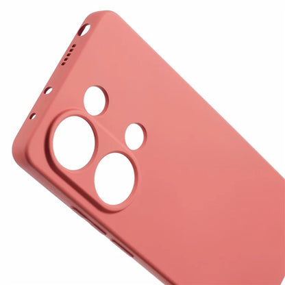 For Xiaomi Redmi Note 13 Pro 4G / Poco M6 Pro 4G Case Rubberized TPU Fiber Lining Cell Phone Cover (Precise Lens Cutout)