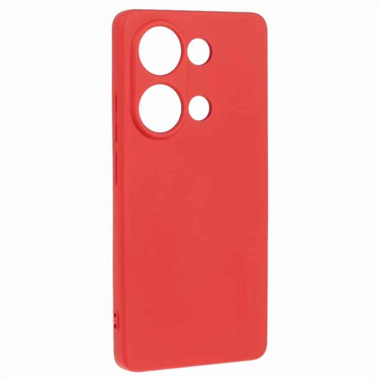 For Xiaomi Redmi Note 13 Pro 4G / Poco M6 Pro 4G Case Rubberized TPU Fiber Lining Cell Phone Cover (Precise Lens Cutout)