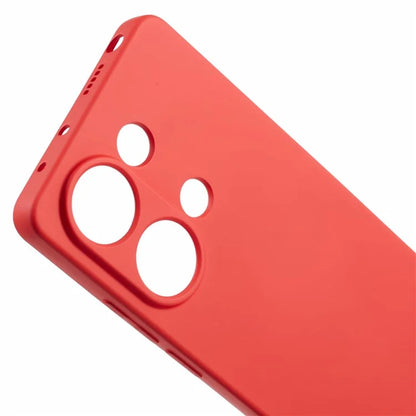 For Xiaomi Redmi Note 13 Pro 4G / Poco M6 Pro 4G Case Rubberized TPU Fiber Lining Cell Phone Cover (Precise Lens Cutout)