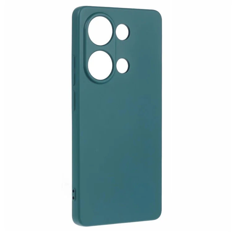 For Xiaomi Redmi Note 13 Pro 4G / Poco M6 Pro 4G Case Rubberized TPU Fiber Lining Cell Phone Cover (Precise Lens Cutout)