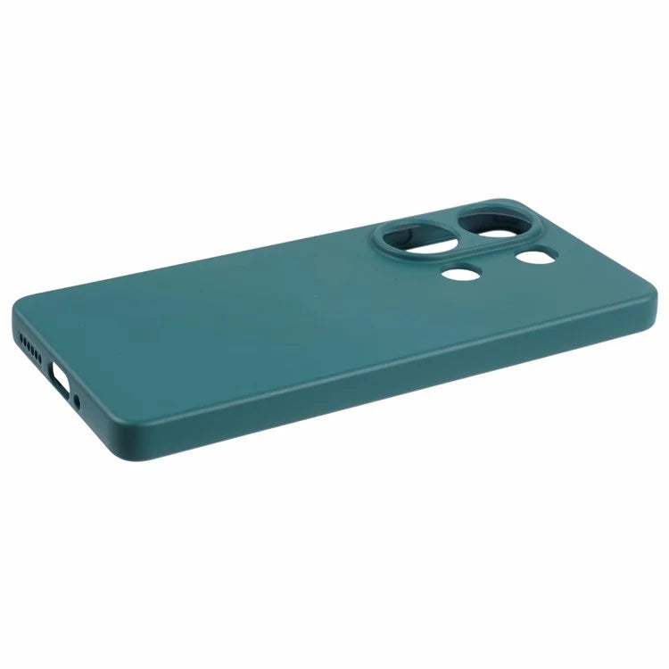 For Xiaomi Redmi Note 13 Pro 4G / Poco M6 Pro 4G Case Rubberized TPU Fiber Lining Cell Phone Cover (Precise Lens Cutout)