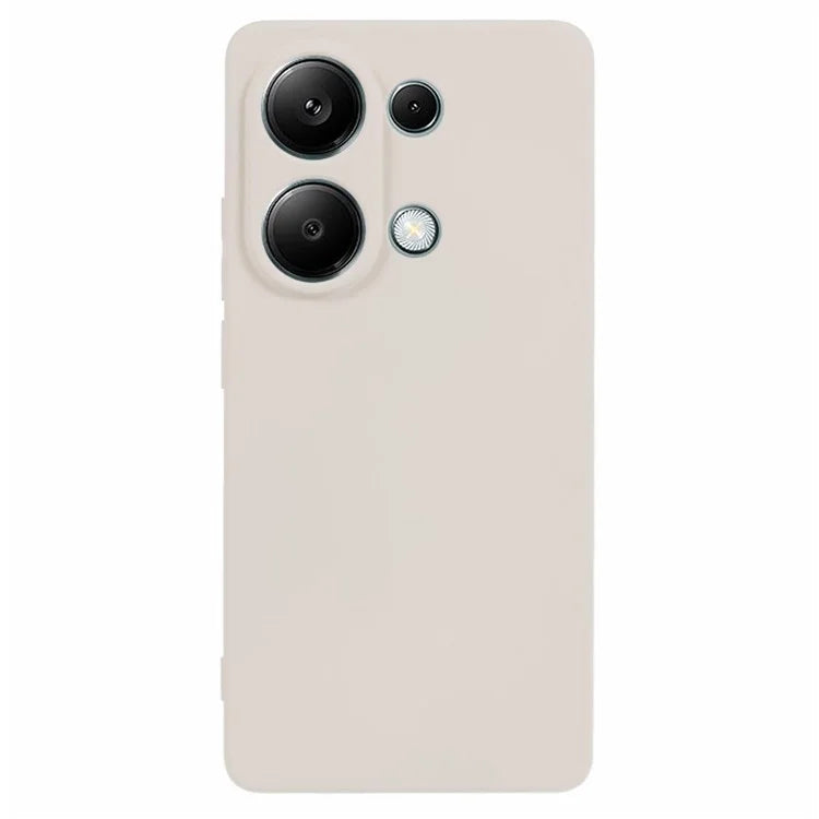 For Xiaomi Redmi Note 13 Pro 4G / Poco M6 Pro 4G Case Rubberized TPU Fiber Lining Cell Phone Cover (Precise Lens Cutout)