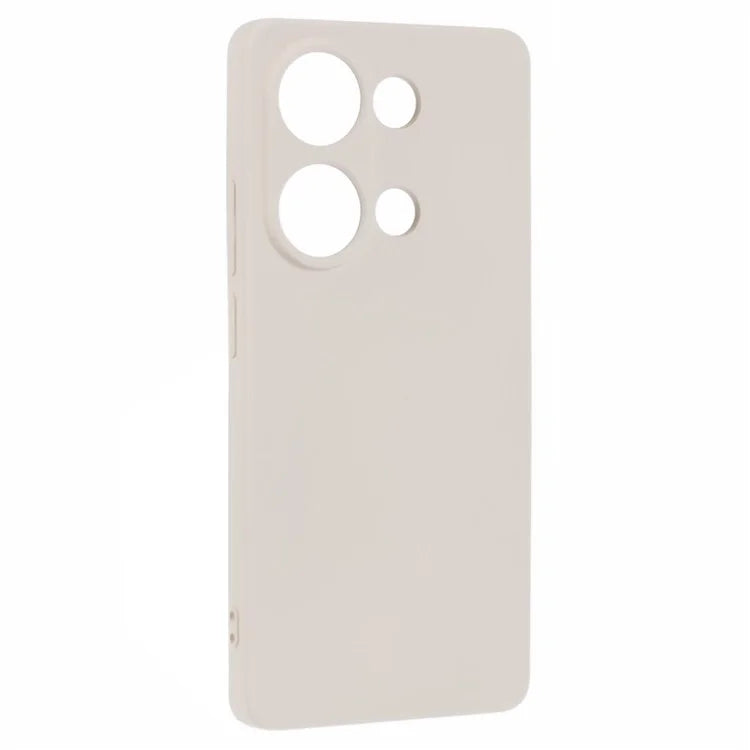 For Xiaomi Redmi Note 13 Pro 4G / Poco M6 Pro 4G Case Rubberized TPU Fiber Lining Cell Phone Cover (Precise Lens Cutout)