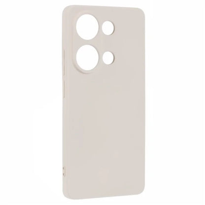 For Xiaomi Redmi Note 13 Pro 4G / Poco M6 Pro 4G Case Rubberized TPU Fiber Lining Cell Phone Cover (Precise Lens Cutout)
