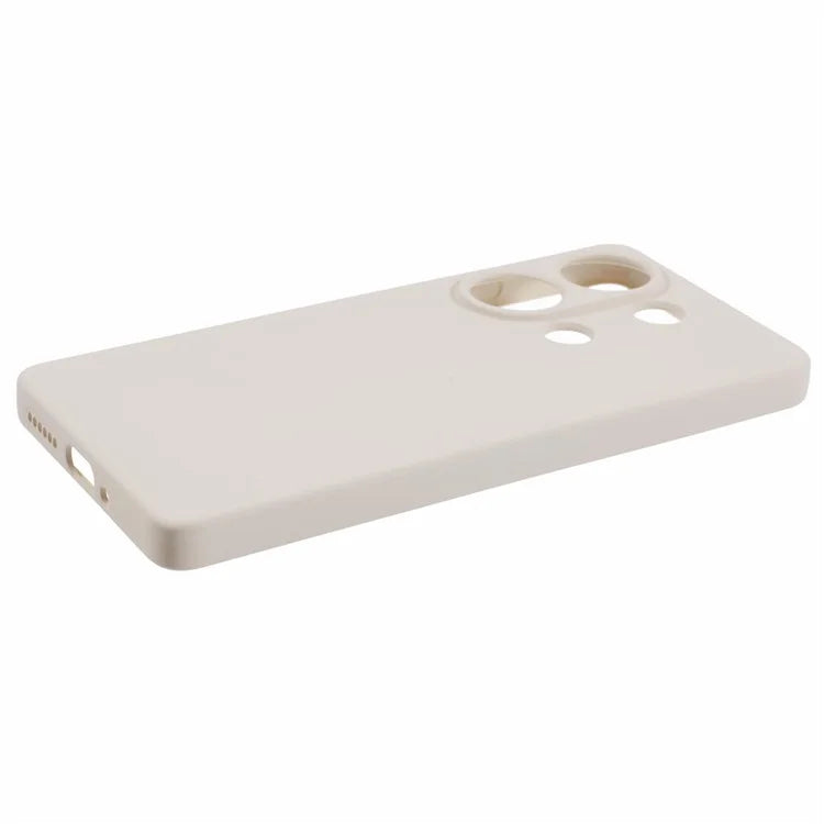For Xiaomi Redmi Note 13 Pro 4G / Poco M6 Pro 4G Case Rubberized TPU Fiber Lining Cell Phone Cover (Precise Lens Cutout)