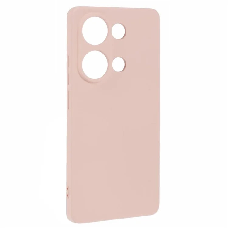 For Xiaomi Redmi Note 13 Pro 4G / Poco M6 Pro 4G Case Rubberized TPU Fiber Lining Cell Phone Cover (Precise Lens Cutout)