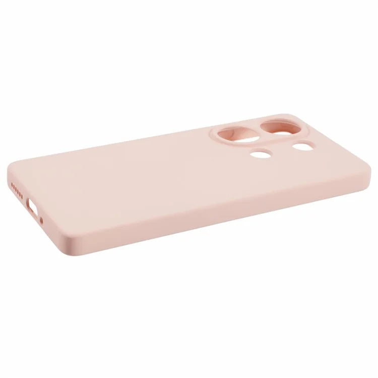 For Xiaomi Redmi Note 13 Pro 4G / Poco M6 Pro 4G Case Rubberized TPU Fiber Lining Cell Phone Cover (Precise Lens Cutout)
