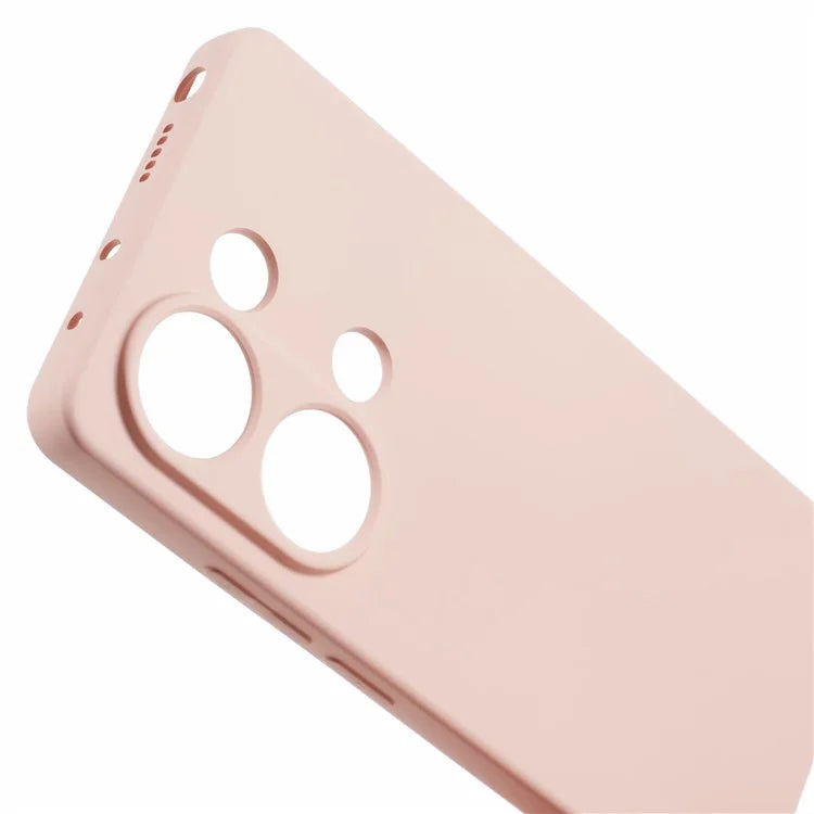 For Xiaomi Redmi Note 13 Pro 4G / Poco M6 Pro 4G Case Rubberized TPU Fiber Lining Cell Phone Cover (Precise Lens Cutout)