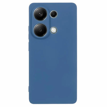 For Xiaomi Redmi Note 13 Pro 4G / Poco M6 Pro 4G Case Rubberized TPU Fiber Lining Cell Phone Cover (Precise Lens Cutout)