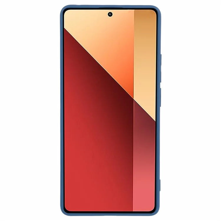 For Xiaomi Redmi Note 13 Pro 4G / Poco M6 Pro 4G Case Rubberized TPU Fiber Lining Cell Phone Cover (Precise Lens Cutout)
