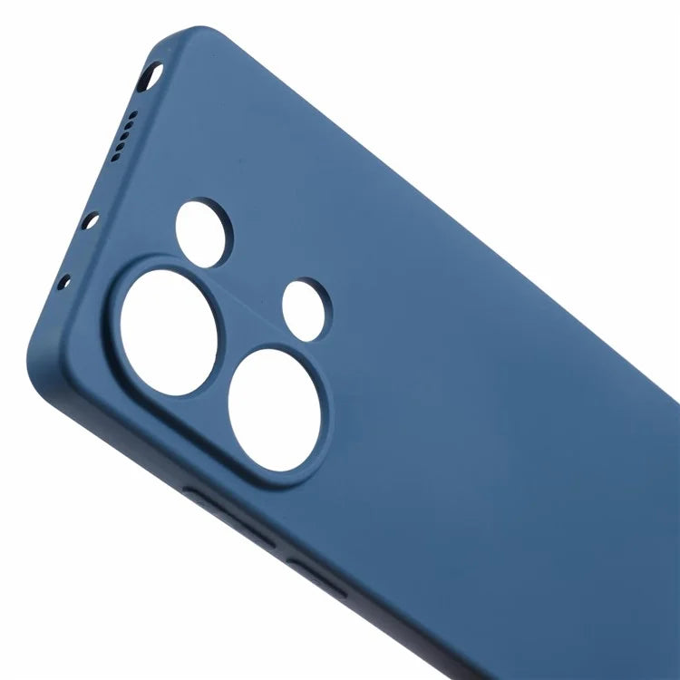For Xiaomi Redmi Note 13 Pro 4G / Poco M6 Pro 4G Case Rubberized TPU Fiber Lining Cell Phone Cover (Precise Lens Cutout)